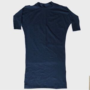 Bryn Walker Ilse Navy Lagenlook Dress Size Medium